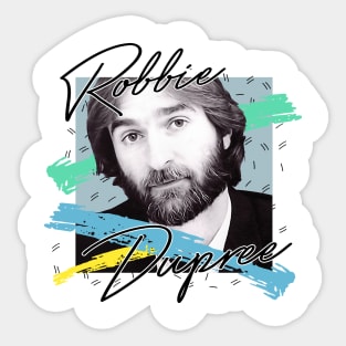 Robbie Dupree / Vintage Style Aesthetic Fan Art Design Sticker